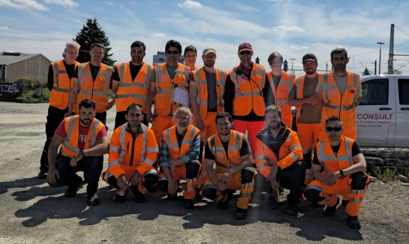 Das Team im Projekt HLK Hamburg-Berlin